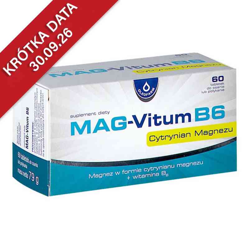 Mag-Vitum B6 tabletki 60  od OLEOFARM SP. Z O.O. PZN 08303465