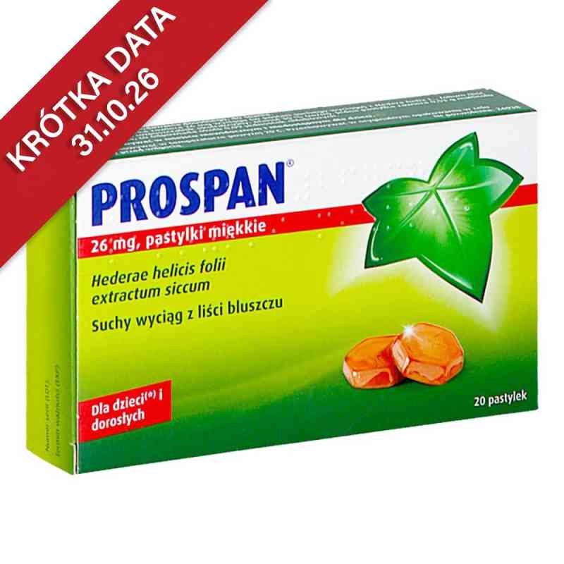 Prospan pastylki miękkie 20  od ENGELHARD ARZNEIMITTEL GMBH & CO KG PZN 08303819