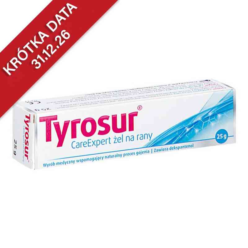 Tyrosur Careexpert żel na rany 25 g od ENGELHARD ARZNEIMITTEL GMBH & CO KG PZN 08303826
