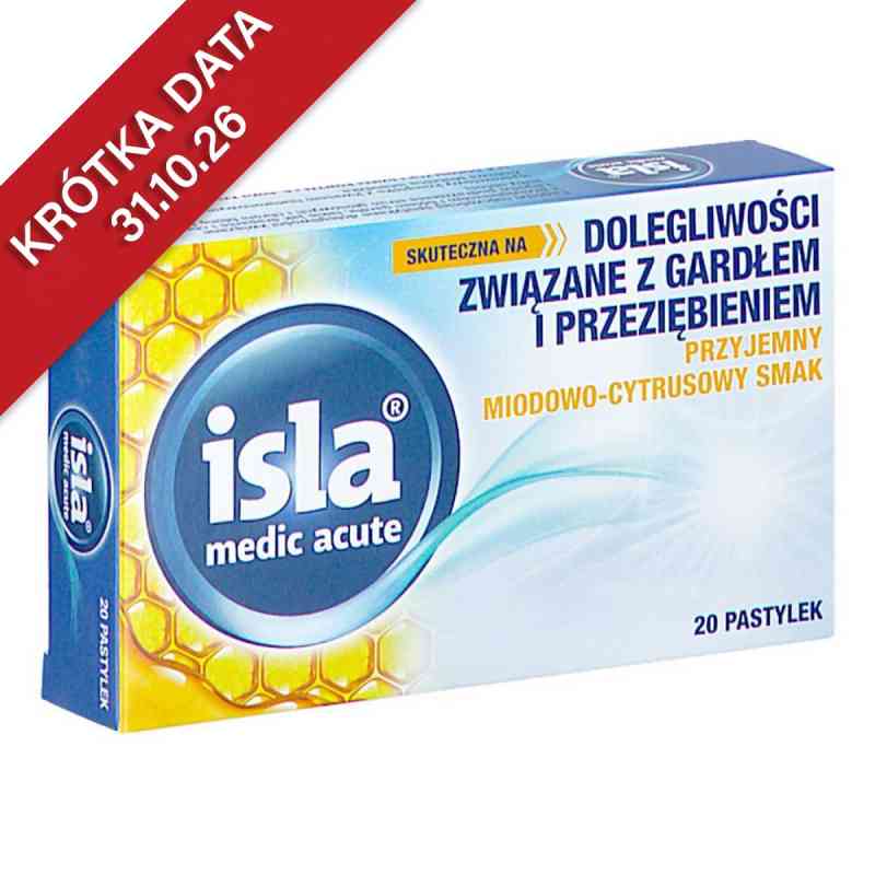 Isla medic acute miodowo-cytrusowa pastylki 20  od ENGELHARD ARZNEIMITTEL GMBH & CO KG PZN 08304108