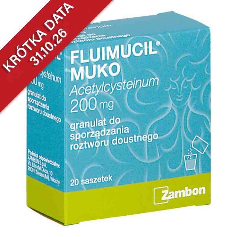 Fluimucil Muko saszetki 20  od ZAMBON S.P.A. PZN 08304147