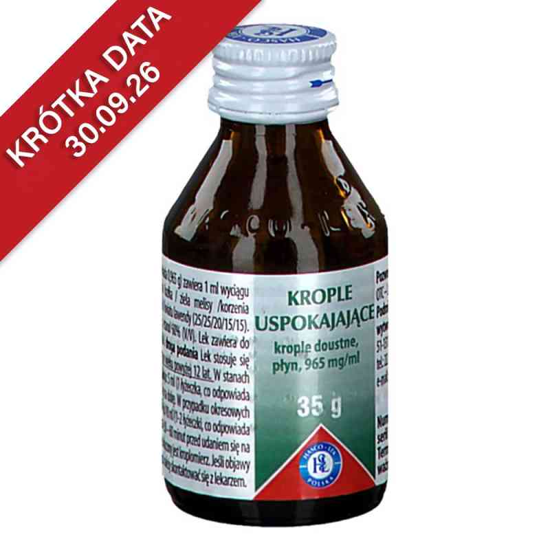 Krople uspokajające Hasco 35 g od PRZEDSIĘBIORSTWO PRODUKCJI FARMACEUTYCZNEJ HASCO-L PZN 08304253