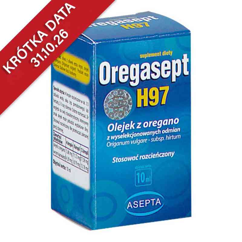 Oregasept H97 Olejek z oregano 10 ml od PRZED.PROD.FARMAC.-KOSMET.PROFARM SP. Z O.O. PZN 08304411