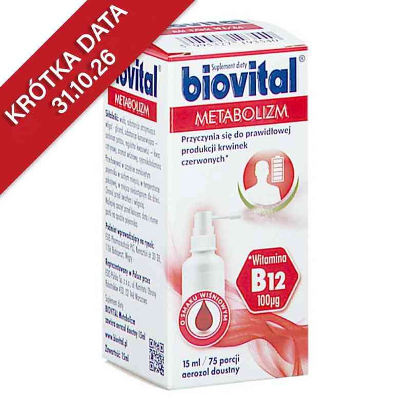 Biovital Metabolizm aerozol 15 ml od CURTIS HEALTH CAPS S.A. PZN 08304516