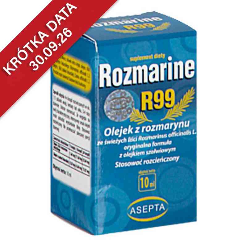 Rozmarine R99 olejek 10 ml od ASEPTA SP. Z O.O. PZN 08304846