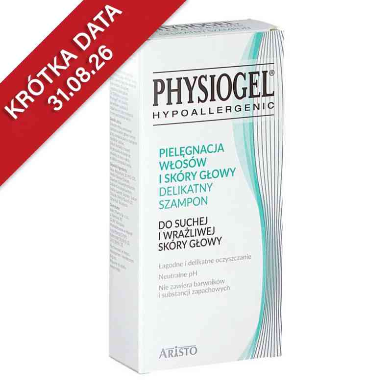 PHYSIOGEL HYPOALLERGENIC PIELĘGNACJA WŁOSÓW I SKÓRY GŁOWY Delika 250 ml od ARISTO PHARMA GMBH PZN 08304922