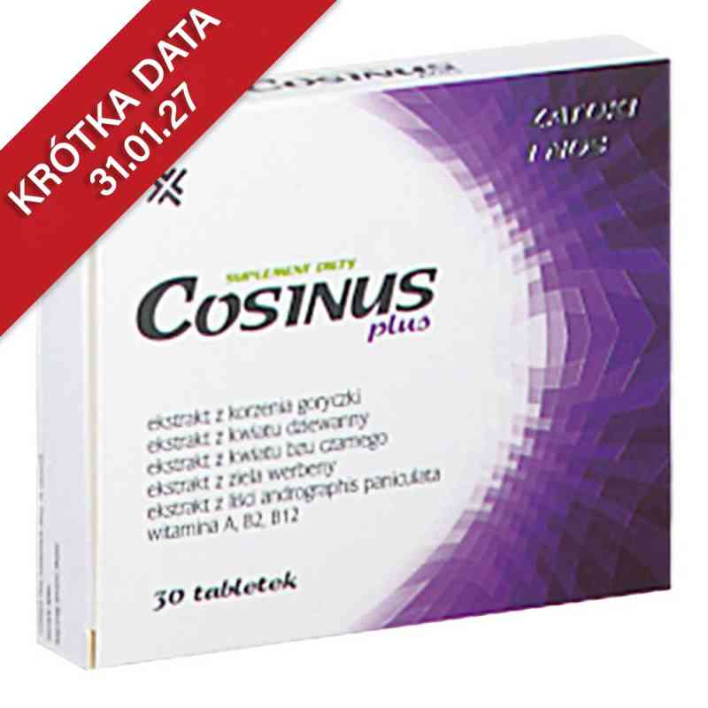 Cosinus Plus tabletki 30  od PHARMACY LABORATORIES PZN 08304926