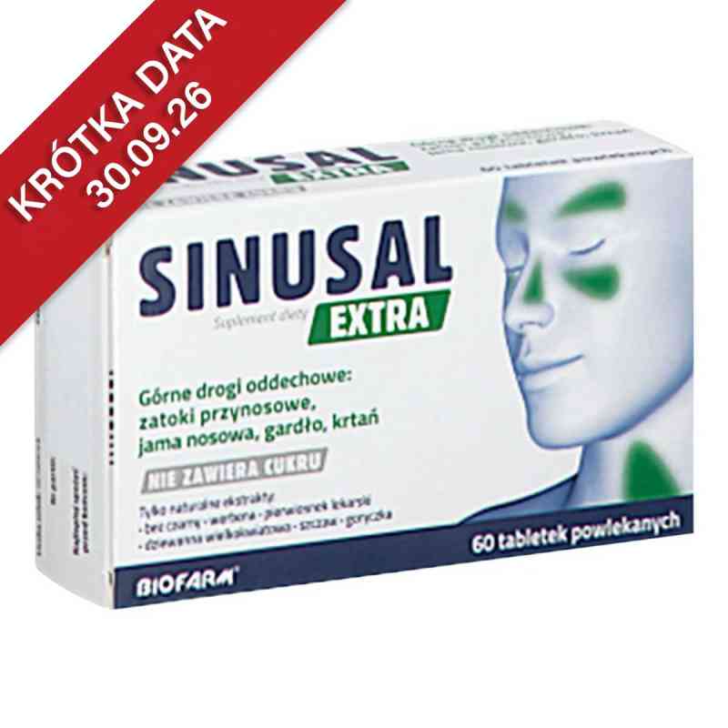Sinusal Extra tabletki 60  od BIOFARM SP.Z O.O. PZN 08305018
