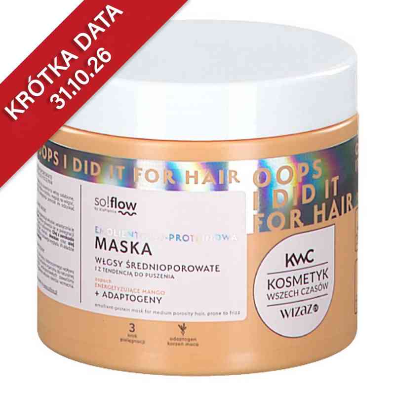 So!flow By Vis Plantis Maska do wł. proteinowo-emolientowa średn 400 ml od ELFA PHARM SP. Z O.O. PZN 08305032