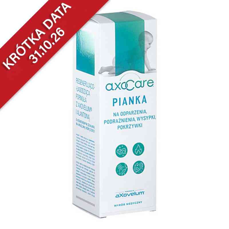 AxoCare Pianka na odparzenia, podrażnienia, wysypki, pokrzywki 85 ml od NANO-TECH POLSKA SP. Z O.O. SP.K. PZN 08305072