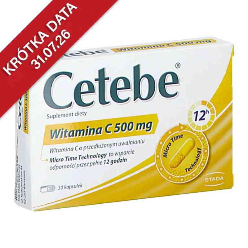 Cetebe Witamina C 500 mg 30  od MASTERPHARM PZN 08305085