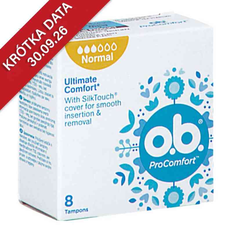 Ob. ProComfort Tampony higieniczne normal 8  od JOHNSON & JOHNSON POLAND SP. Z O.O. PZN 08305162