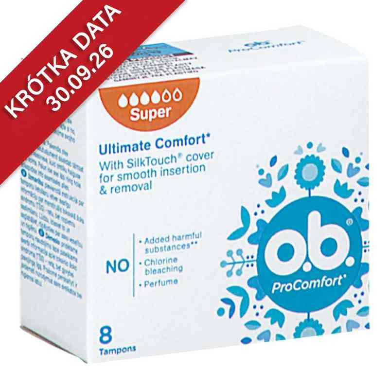 Ob ProComfort Tampony higieniczne super 8  od JOHNSON & JOHNSON SEZANNE PZN 08305163