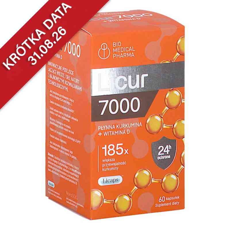 Licur 7000 + Witamina D kapsułki 60  od MASTER PHARMA S.A. PZN 08305168