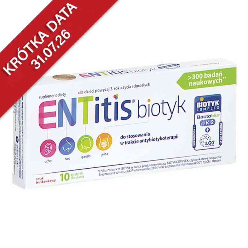 Entitis Biotyk pastylki 10  od POLSKI LEK  PZN 08305198