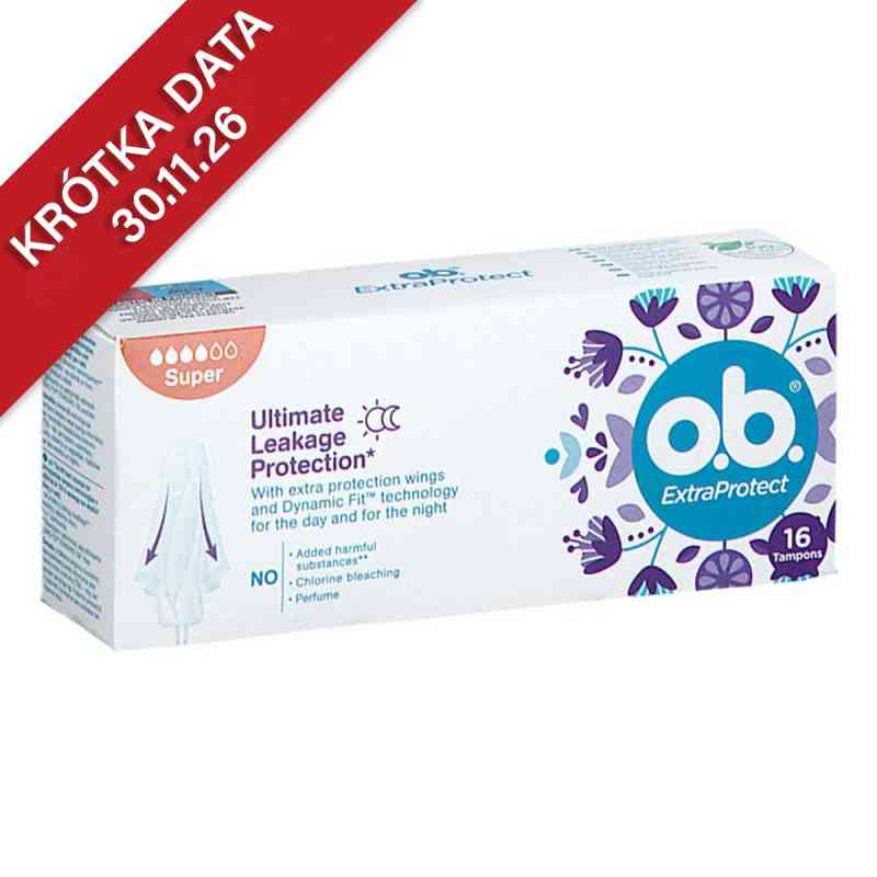 Ob. Tampony extraprotect super 16  od JOHNSON & JOHNSON PZN 08305259