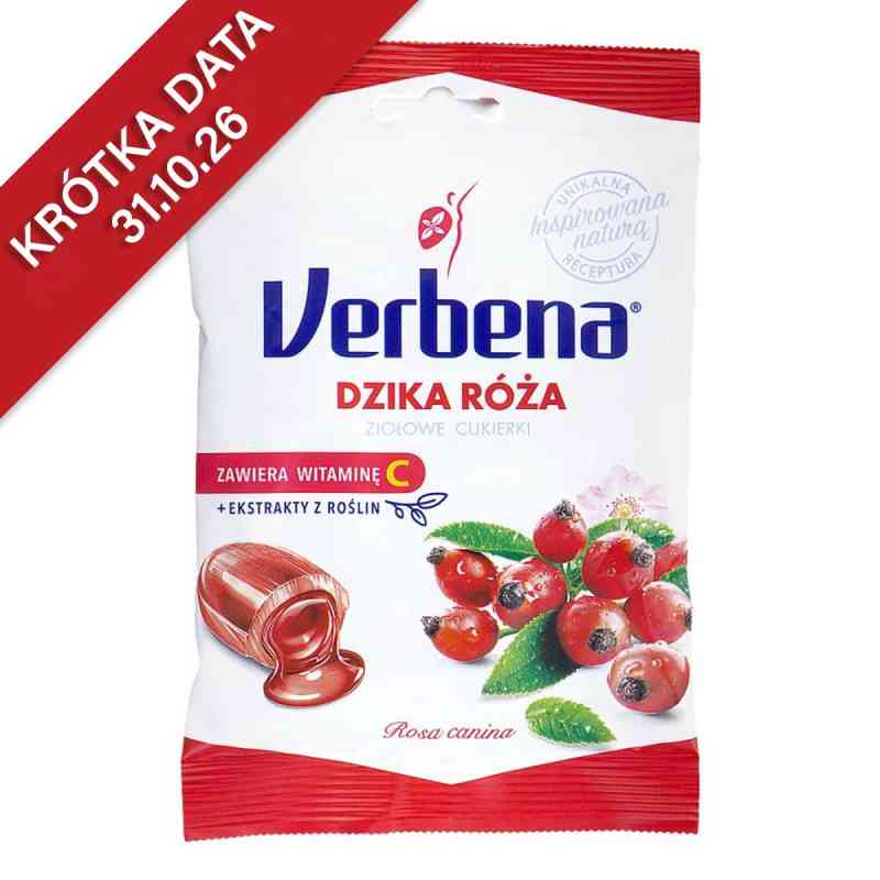 Cukierki Verbena dzika róża z witaminą C 60 g od IDC HOLDING A.S. PZN 08305290