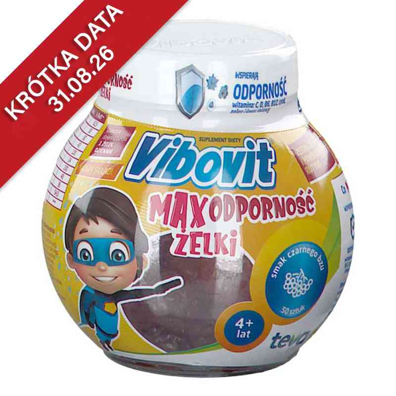 Vibovit Max Odporność żelki 50  od ZAKŁ. PRZEMYSŁU CUKIERNICZEGO 
