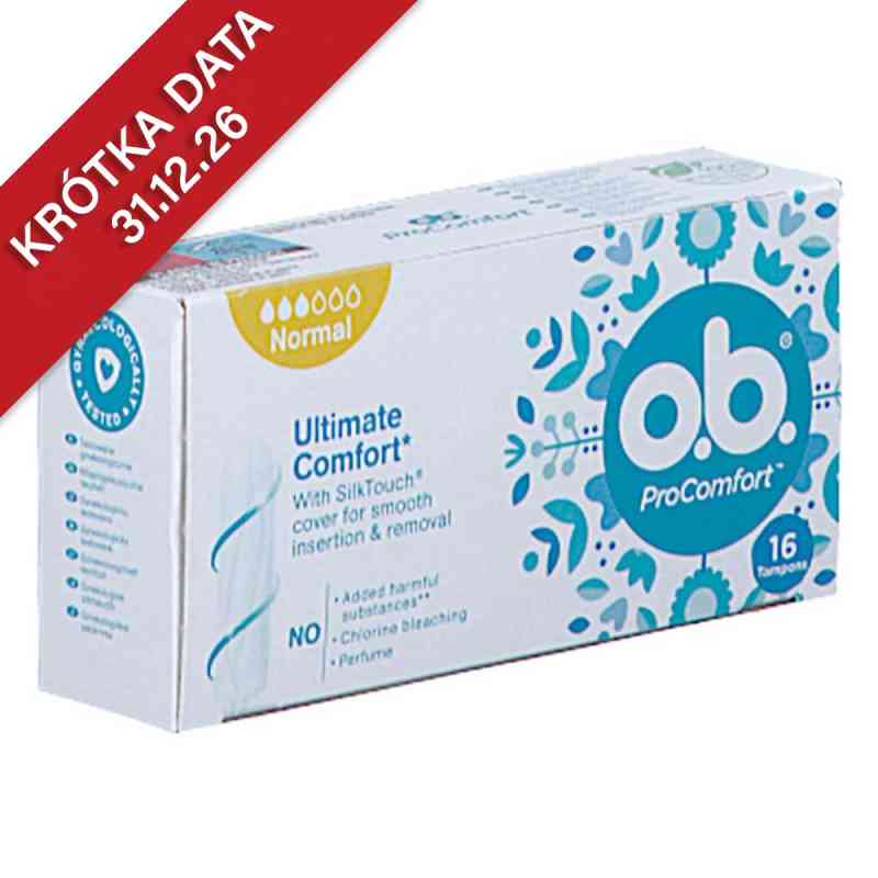Ob ProComfort Tampony higieniczne normal 16  od JOHNSON & JOHNSON POLAND SP. Z O.O. PZN 08305297
