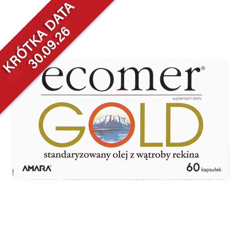 Ecomer Gold 60  od ZAKŁ. FARMACEUTYCZNY AMARA SP. Z O.O. PZN 08305398