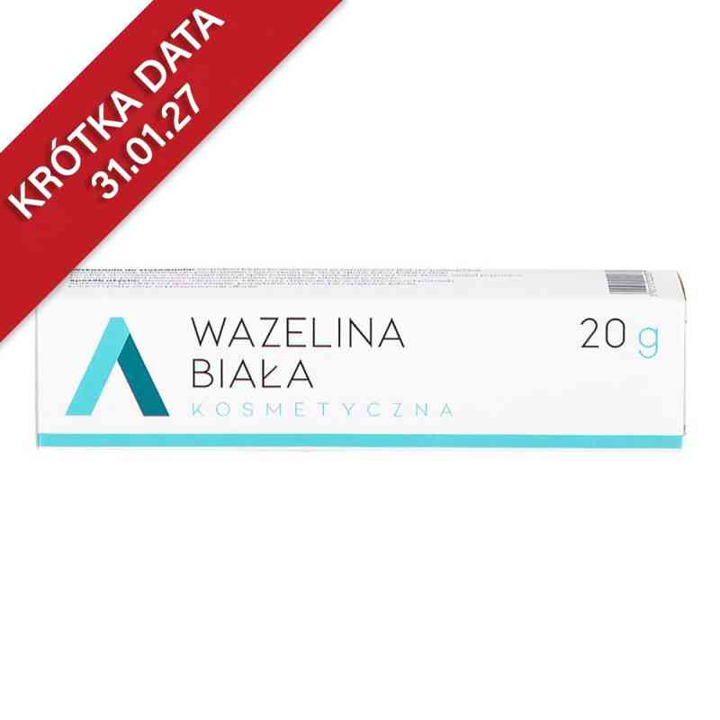 Wazelina Biała kosmetyczna 20 g od ZAKŁAD FARMACEUTYCZNY AMARA SP. Z O.O. PZN 08305402