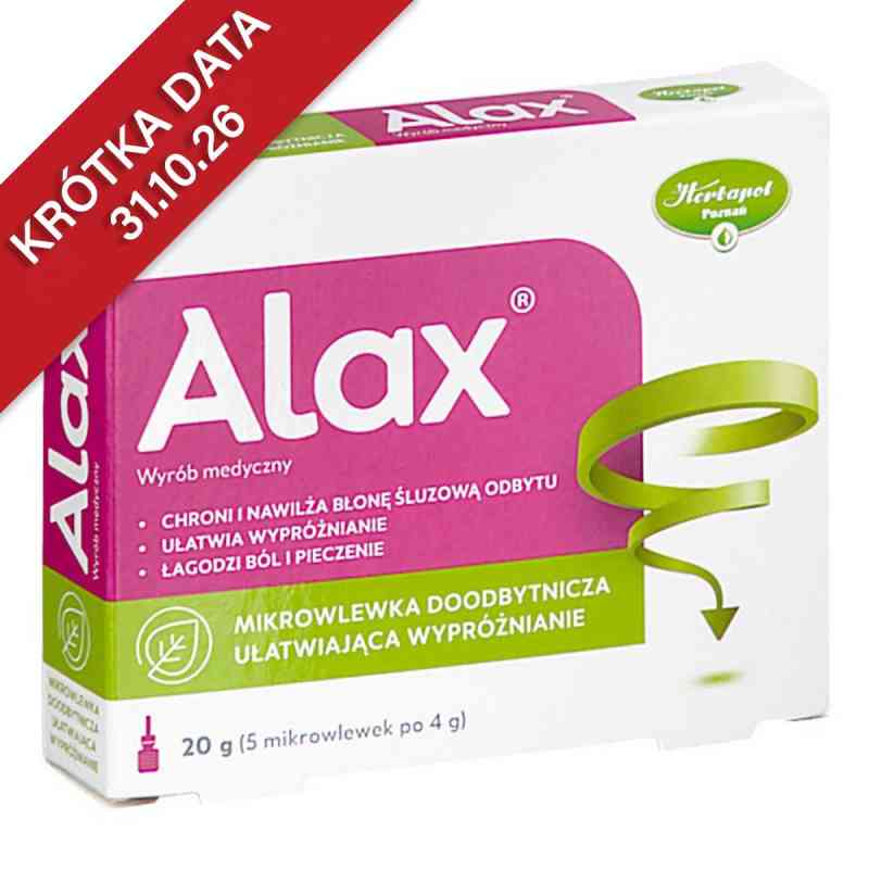 Alax Mikrowlewka ułatwiająca wypróżnianie doodbytnicza 5  od GOFARM SP. Z O.O. S.K. PZN 08305565
