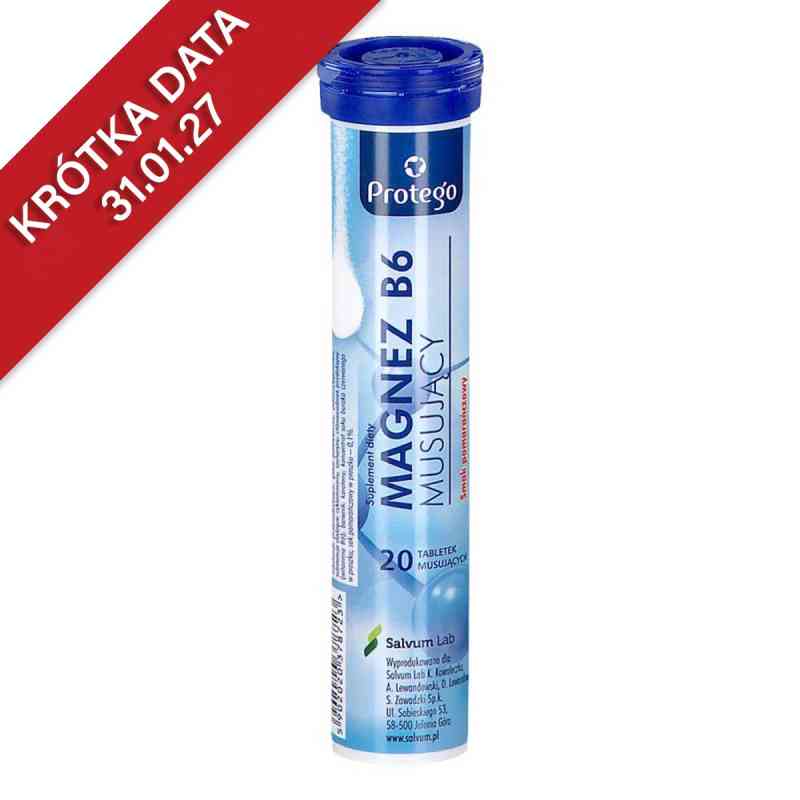Protego Magnez B6 musujący 20  od POLSKI LEK  PZN 08305743