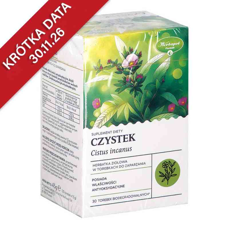 Czystek saszetki Herbapol Poznań 30  od MOKATE S.A. PZN 08305771