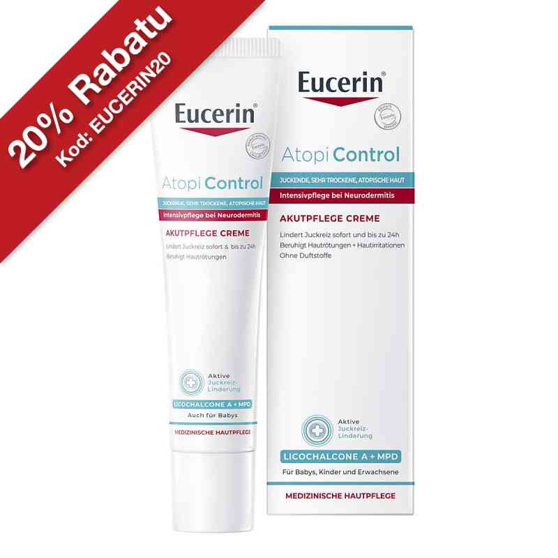 Eucerin Atopicontrol Akut krem łągodzący do skóry atopowej, such 40 ml od Beiersdorf AG Eucerin PZN 08454781