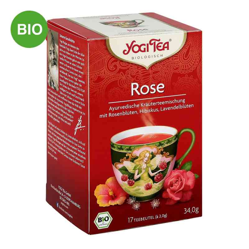 Yogi Tea Rose Bio herbata w saszetkach 17X2.0 g od YOGI TEA GmbH PZN 09687731