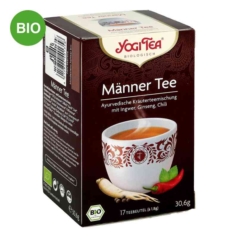 Yogi Tea Bio herbata dla mężczyzn 17X1.8 g od YOGI TEA GmbH PZN 09687926