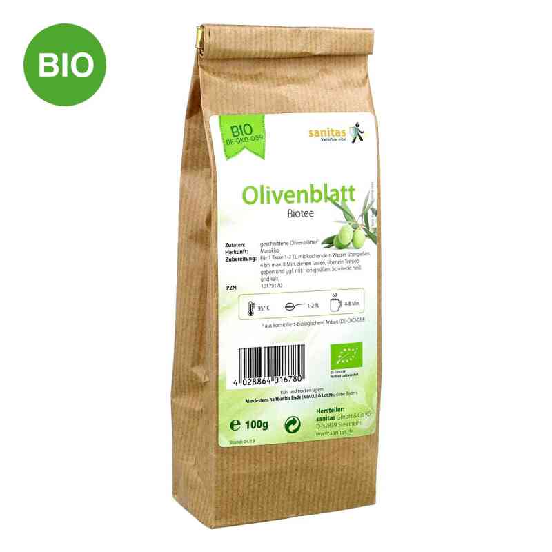 Olivenblatt Biotee 100 g od SANITAS GmbH & Co. KG PZN 10179170