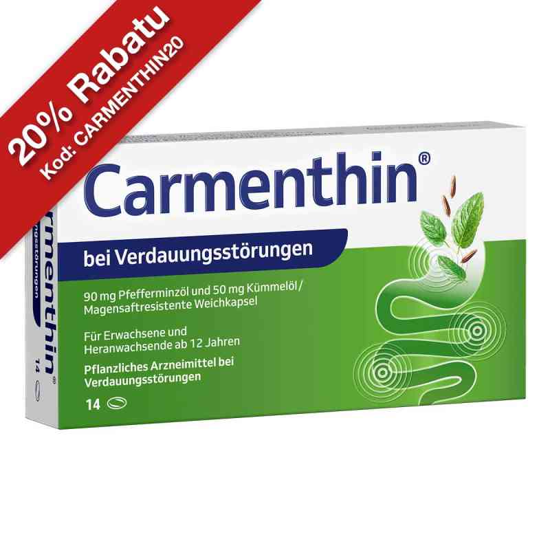 Carmenthin na dolegliwości trawienne 14 szt. od Dr.Willmar Schwabe GmbH & Co.KG PZN 10327601