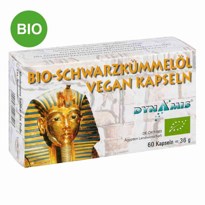 Schwarzkümmel Bio Vegan kapsułki z olejem z czarnego kminku 60 szt. od Dynamis Gesundheitsprod.Vertr.GmbH PZN 11017506