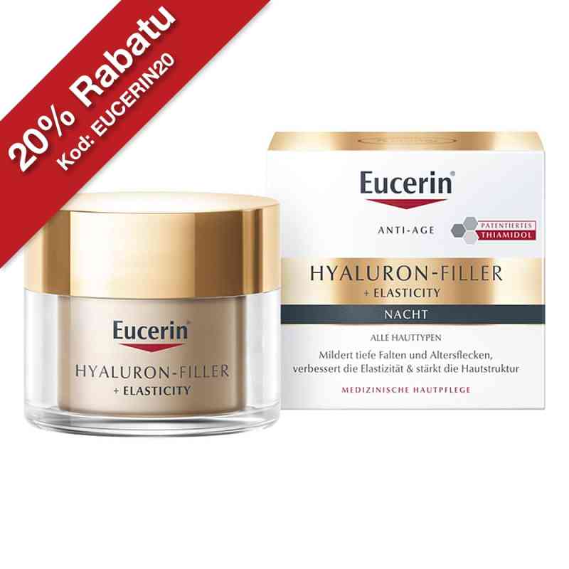 Eucerin Hyaluron-Filler + Elasticity krem na noc 50 ml od Beiersdorf AG Eucerin PZN 11652964