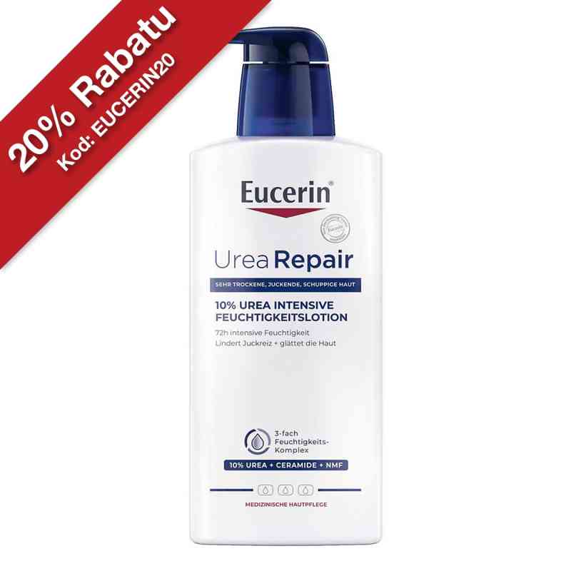 Eucerin Urearepair Plus emulsja z 10% mocznika 400 ml od Beiersdorf AG Eucerin PZN 11678159