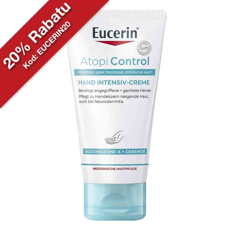 Eucerin Atopicontrol kojący krem do rąk skóra sucha i atopowa 75 ml od Beiersdorf AG Eucerin PZN 12441459