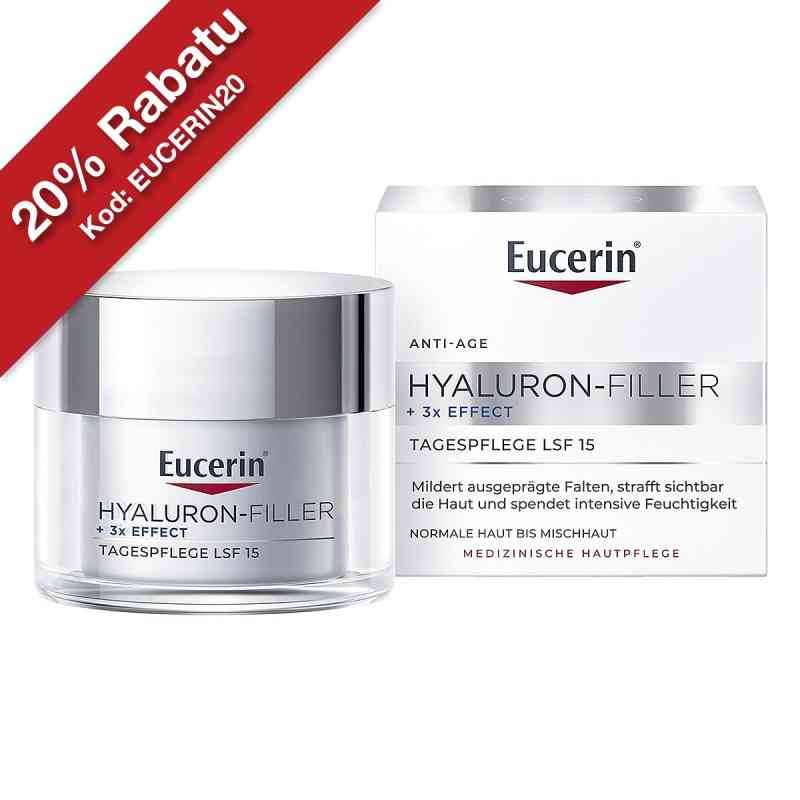 Eucerin Hyaluron – Filler krem przeciwzmarszczkowy do cery norma 50 ml od Beiersdorf AG Eucerin PZN 13167925