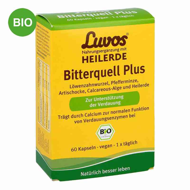 Luvos Heilerde Bio Bitterquell Plus kapsułki 60 szt. od Heilerde-Gesellschaft Luvos Just GmbH & Co. KG PZN 13780790