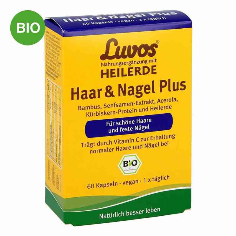 Luvos Heilerde Bio Haar & Nagel Plus kapsułki 60 szt. od Heilerde-Gesellschaft Luvos Just GmbH & Co. KG PZN 13780809