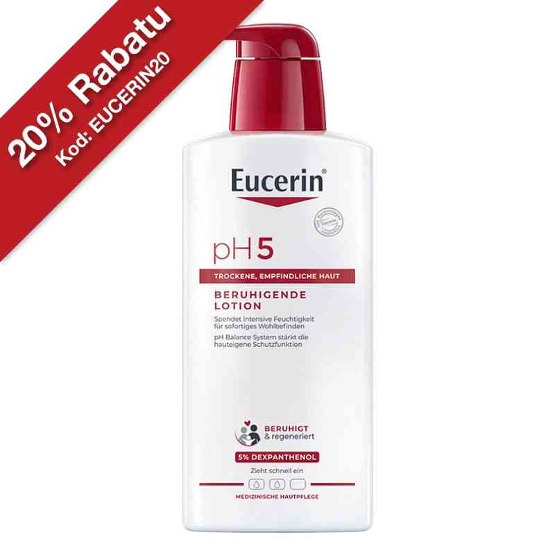 Eucerin pH5 kojący balsam do ciała dla skóry suchej i wrażliwej  400 ml od Beiersdorf AG Eucerin PZN 13889133