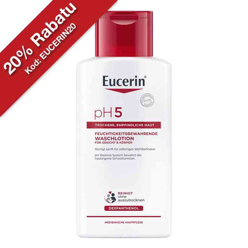 Eucerin pH5 nawilżająca emulsja do mycia do skóry wrażliwej 200 ml od Beiersdorf AG Eucerin PZN 13889191