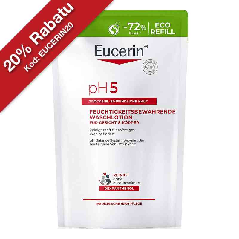 Eucerin pH5 płyn do mycia do skóry wrażliwej 750 ml od Beiersdorf AG Eucerin PZN 13889239