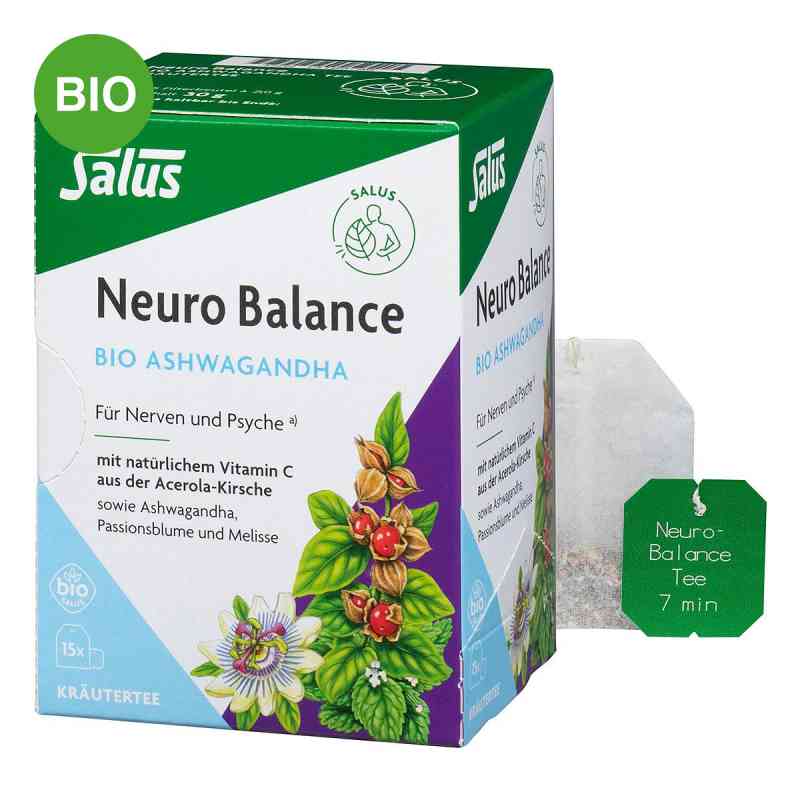 Neuro Balance Bio Ashwagandha Herbata Salus 15 szt. od SALUS Pharma GmbH PZN 14188786