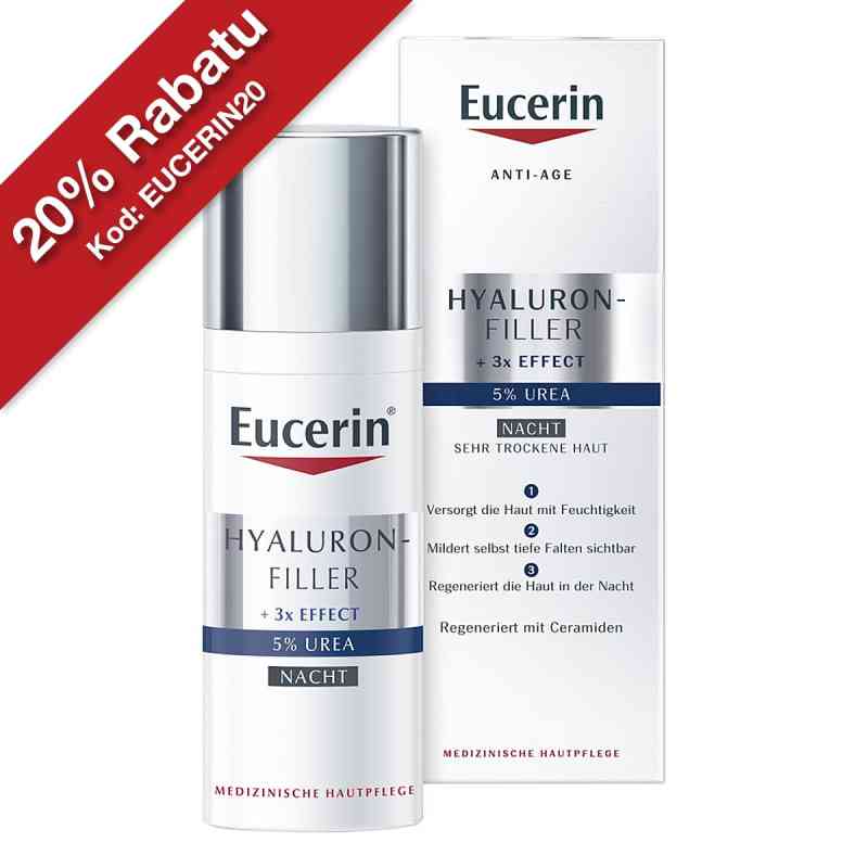 Eucerin Anti-age Hyaluron-Filler Urea krem na noc 50 ml od Beiersdorf AG Eucerin PZN 14216005
