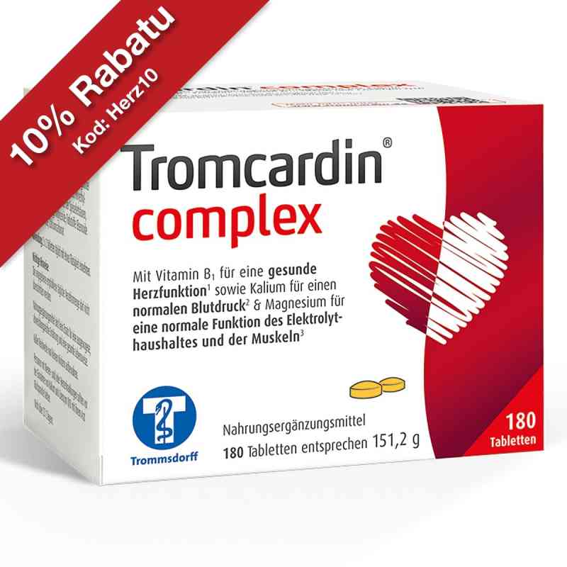 Tromcardin complex tabletki 180 szt. od Trommsdorff GmbH & Co. KG PZN 15640662