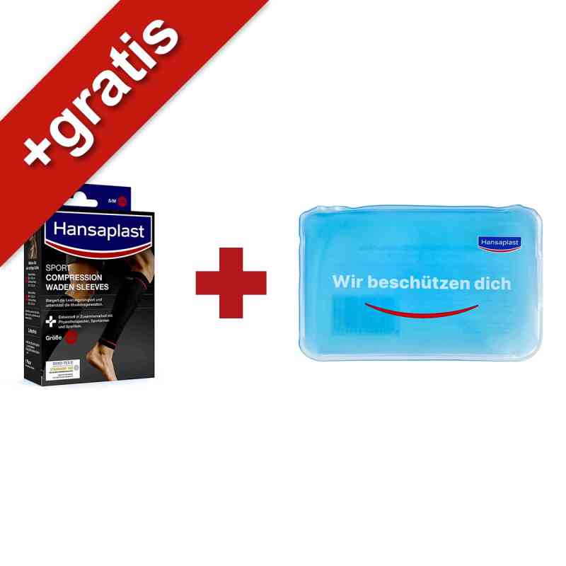 Hansaplast Sport Compression Waden-sleeves Größe l 2 szt. od Beiersdorf AG PZN 15823032