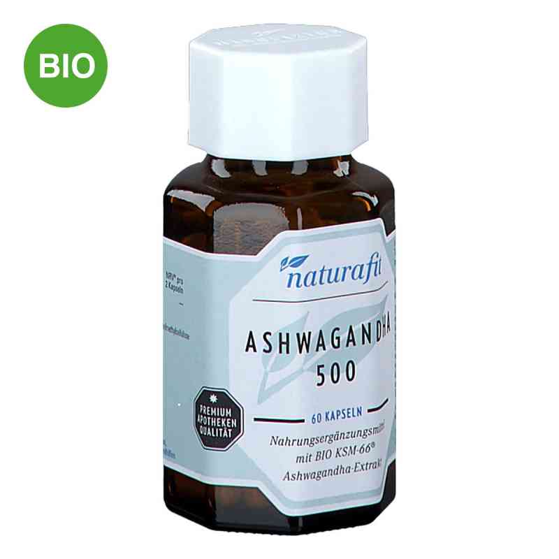 Naturafit Ashwagandha 500 mg Kapseln 60 szt. od NaturaFit GmbH PZN 16864257