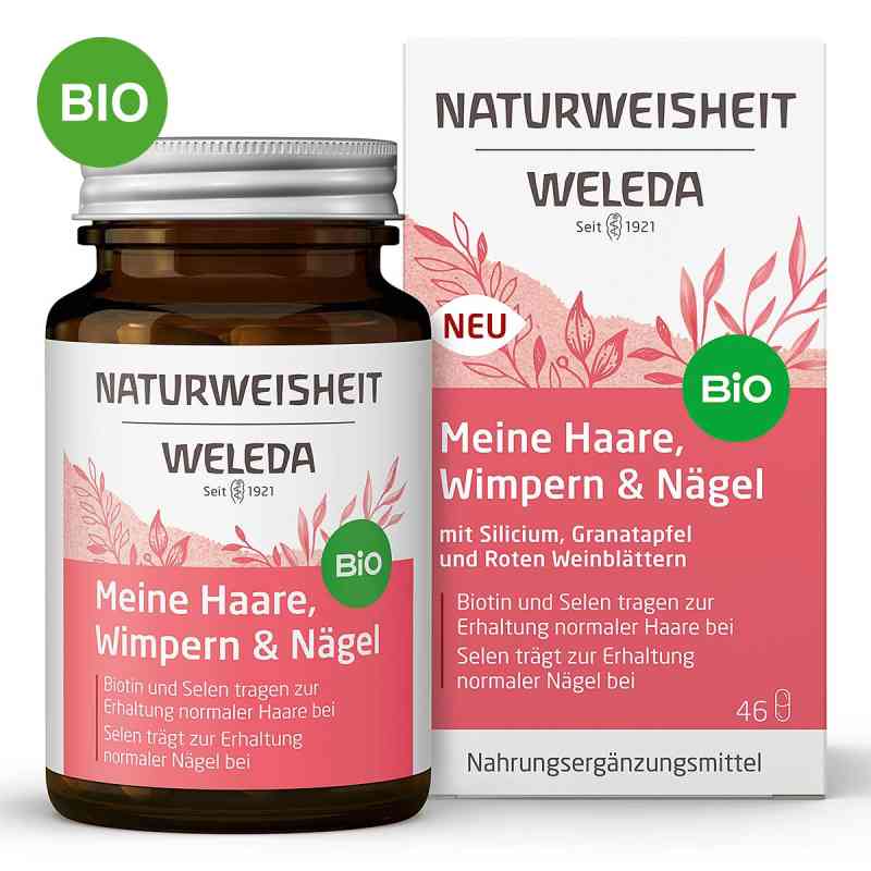 Weleda Naturweisheit Meine Haare Wimpern&nägel kapsułki 46 szt. od WELEDA AG PZN 17260998