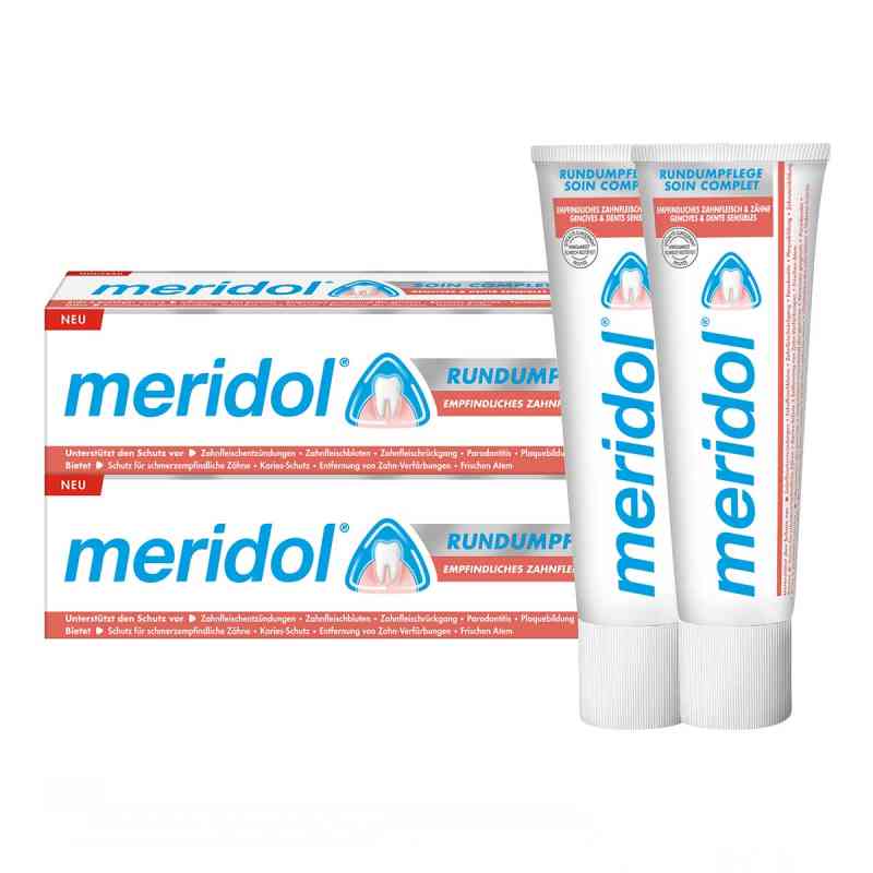 Meridol Rundumpflege Zahnpasta Doppelpack 2X75 ml